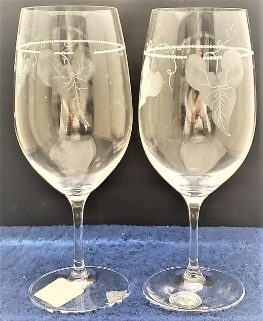 Set of 2 Varga Tuscani Pilsner Goblets