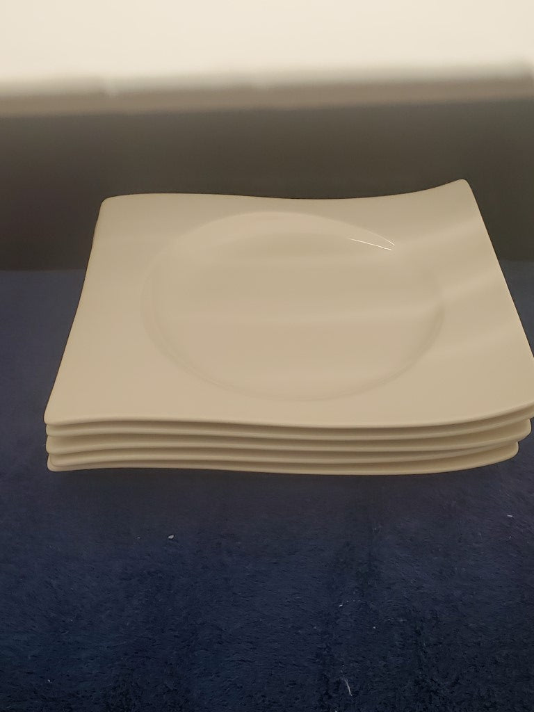 Set of 5 Villery & Boch New Wave Caffe Luncheon Plates