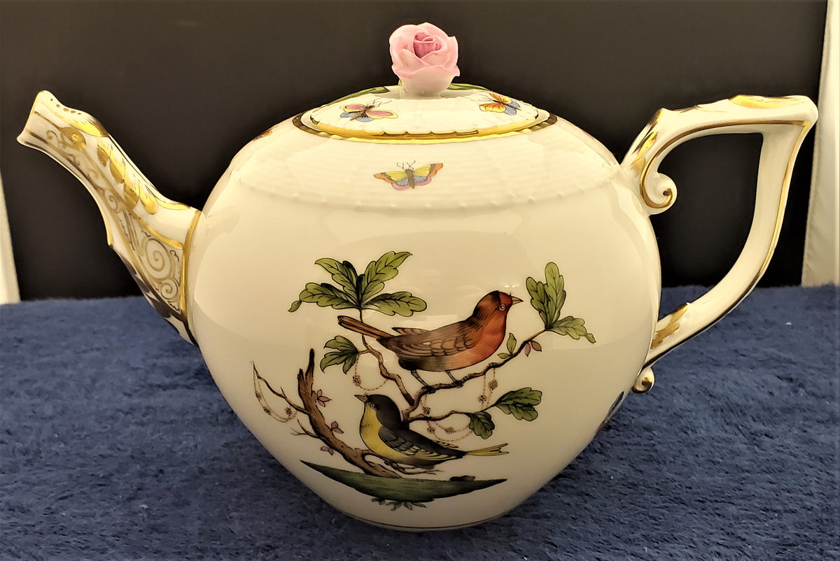 Herend Rothschild Bird (RO) Teapot (602)