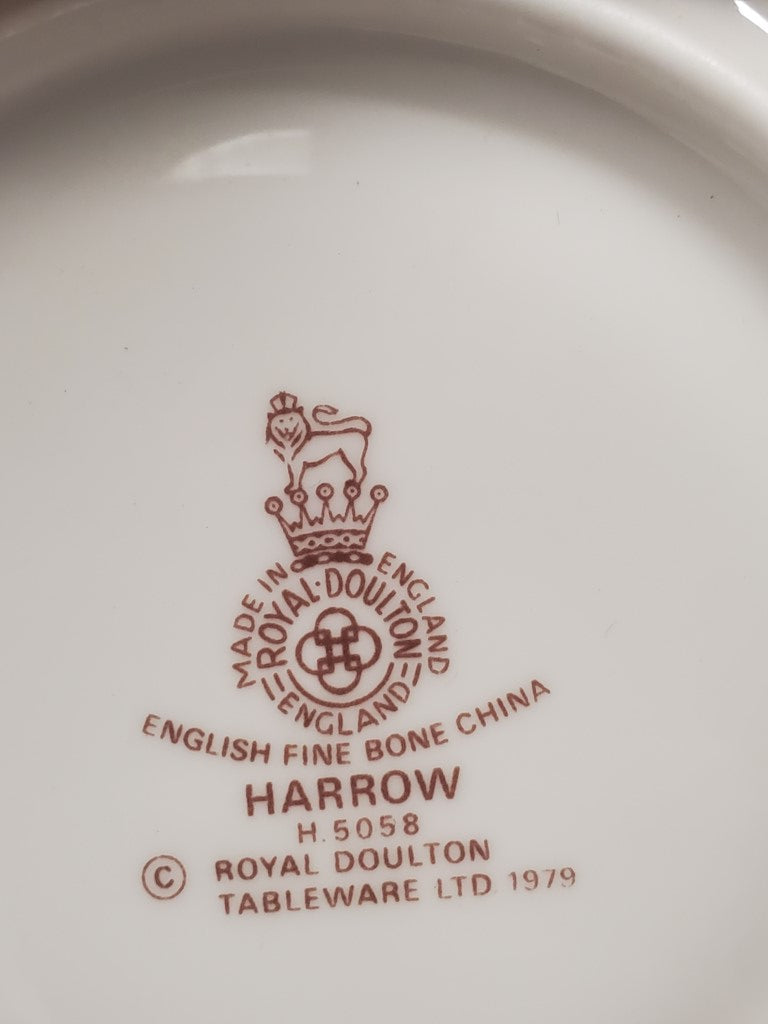Set of 3 Royal Doulton Harrow Cup & Saucer Sets LK