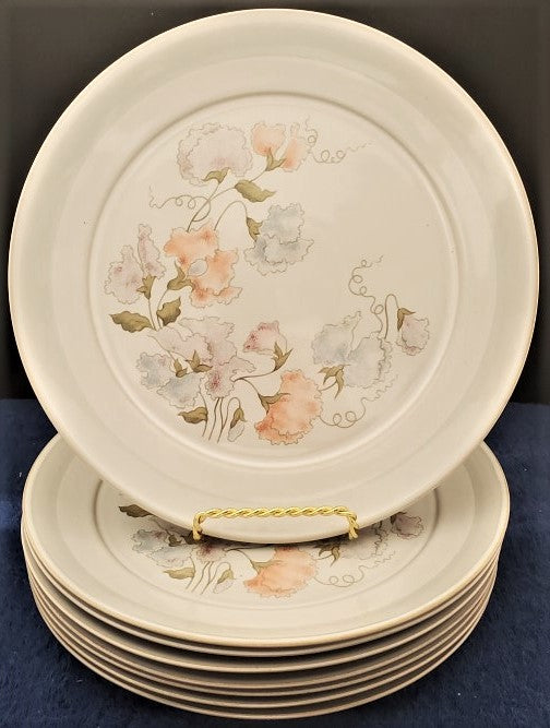Set of 8 Denby Dauphine Dinner Plates LK