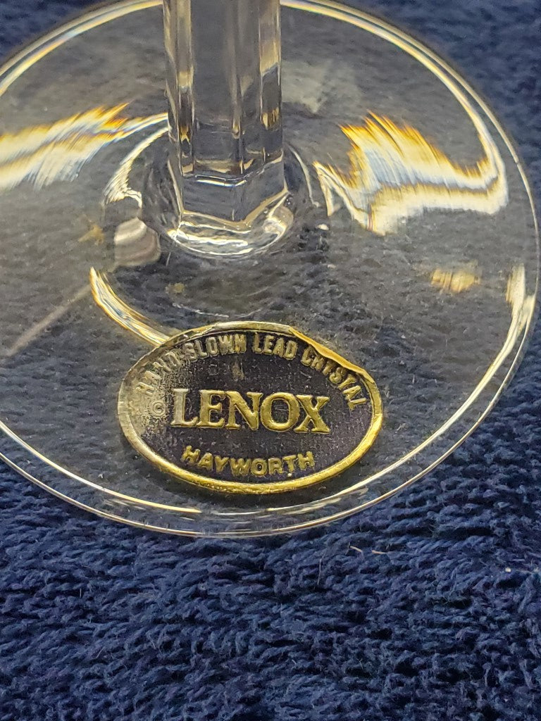 Set of 6 Lenox Hayworth Wine Glasses LK