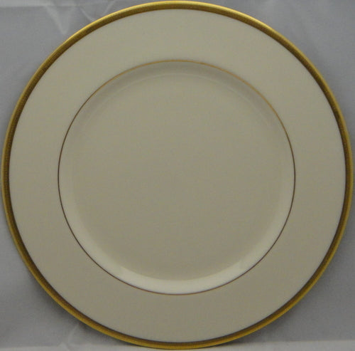 Set of 6 Lenox Tuxedo (Gold Backstamp) Dinner Plates (Imperfect)
