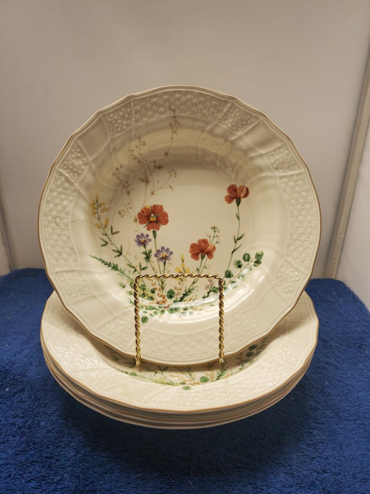 Set of 4 Mikasa Margaux Rim Soup Bowls LK