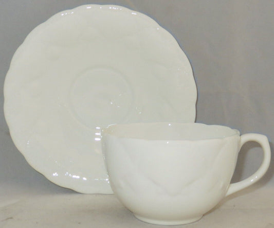 Set of 6 Coalport Oceanside Flat Cup & Saucer Sets