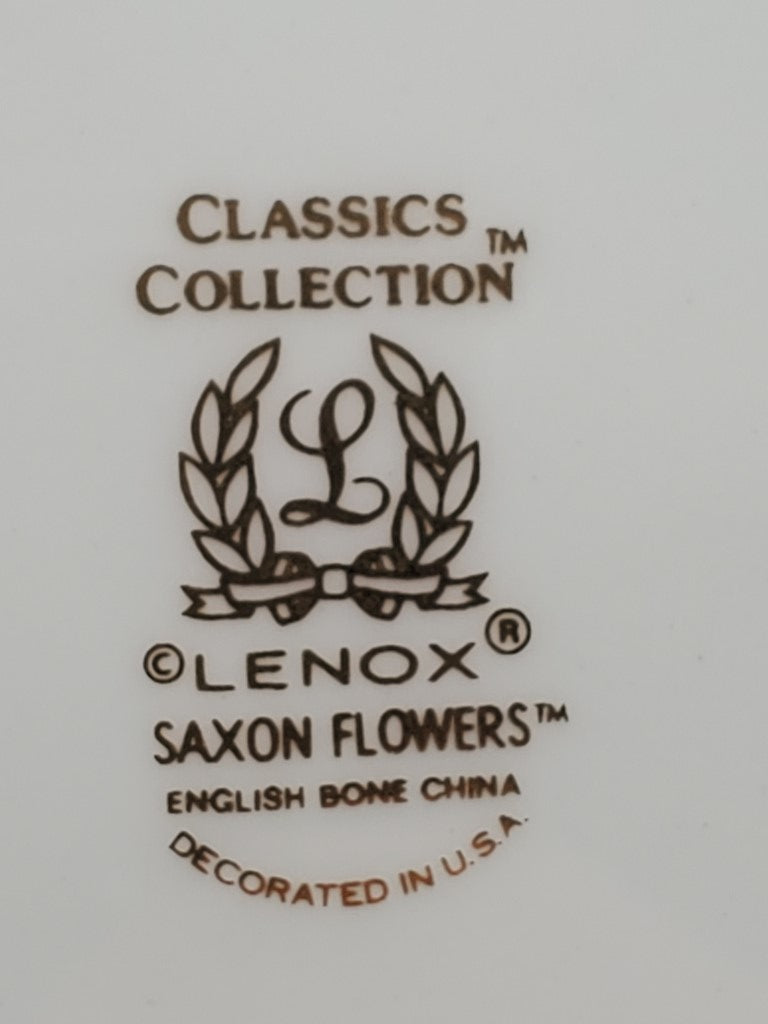 Set of 3 Lenox Saxon Flowers Rim Soup Bowls LK