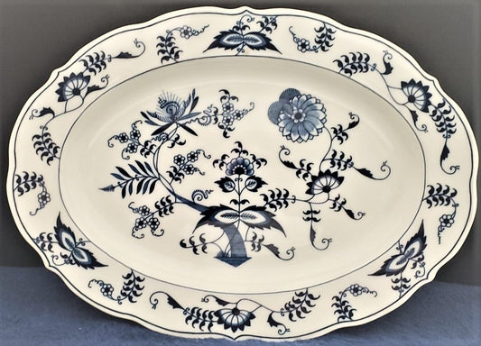 Blue Danube (Japan) Blue Danube 11" Oval Serving Platter