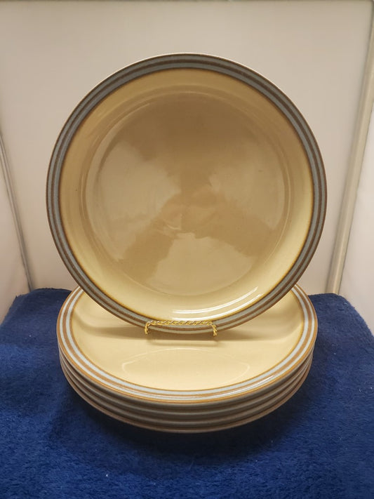 Set of 5 Denby Dovedale Dinner Plates LK