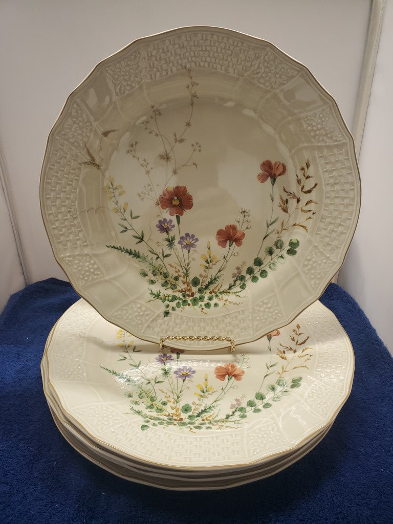 Set of 5 Mikasa Margaux Dinner Plates LK