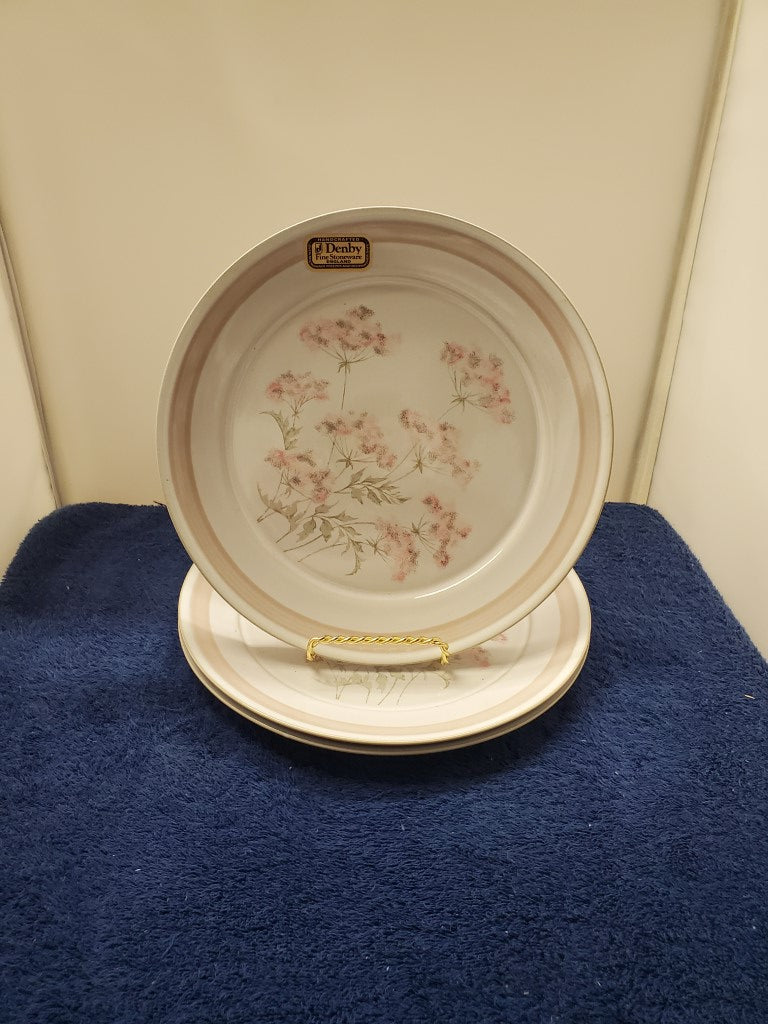 Set of 3 Denby Brittany Salad Plates LK