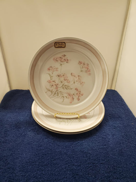 Set of 3 Denby Brittany Salad Plates LK