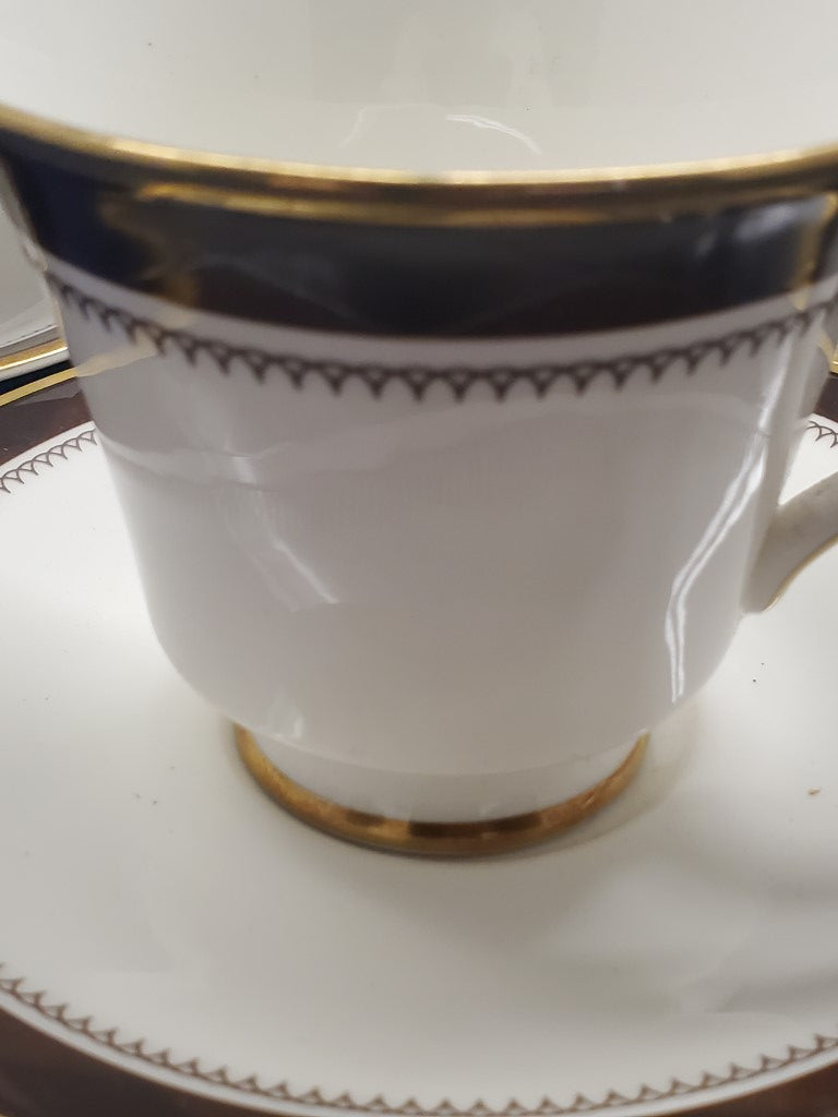 Set of 3 Royal Doulton Harrow Cup & Saucer Sets LK