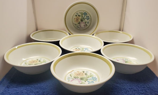 Set of 7 Royal Doulton Dubarry Cereal Bowls