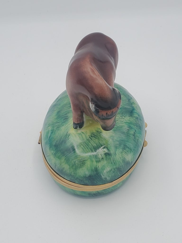 Chamart Limoges Hinged Box - Bison / Taurus