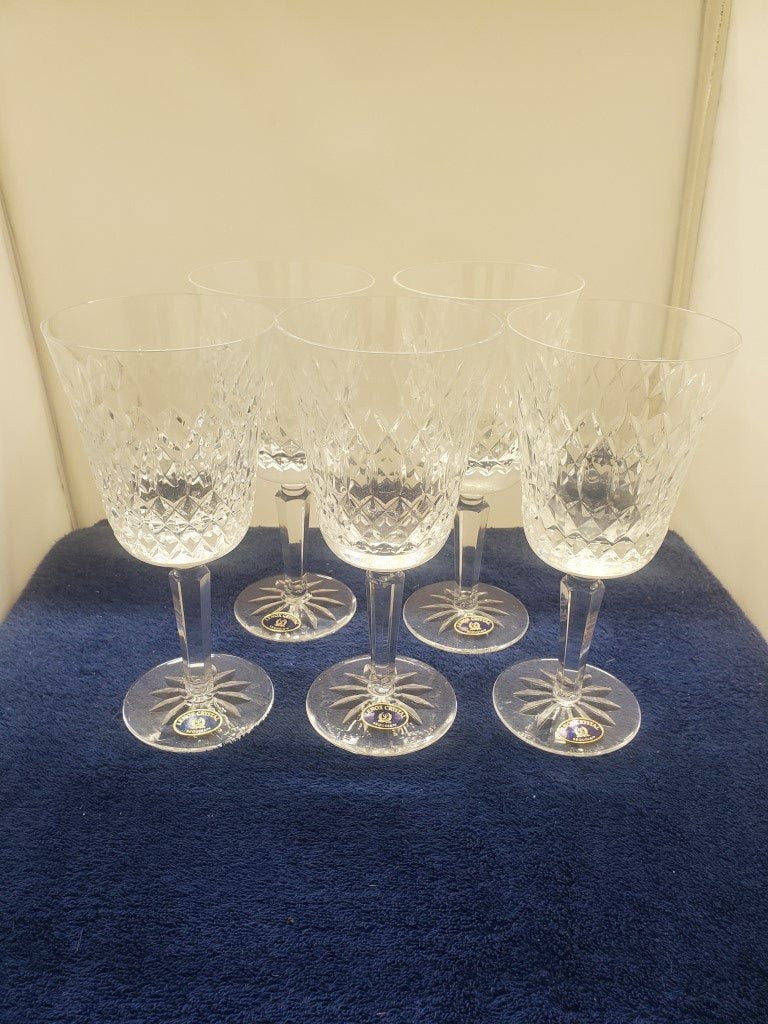 Set of 5 Lenox Sequoia Water Goblets LK