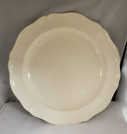Set of 4 Wedgwood Queen's Plain 12" Chop Plates/Charger