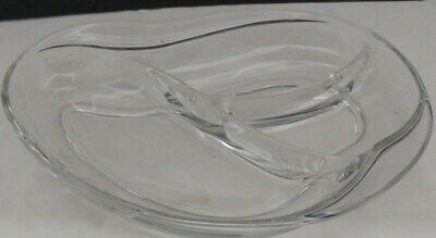 Fostoria Rose 3-Part Relish Dish