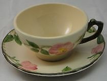 Franciscan Desert Rose (USA Backstamp) Flat Cup & Saucer Set (Imperfect)