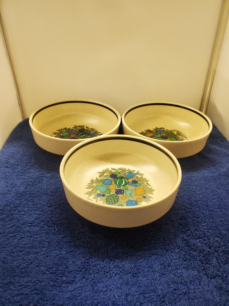Set of 3 Lenox Fall Bounty Coupe Cereal Bowls LK