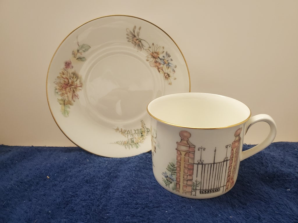 Royal Worcester Secret Garden Cup & Saucer Set LK