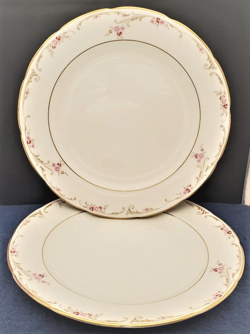 Set of 2 Wedgwood Carisbrooke Dinner Plates (Imperfect)