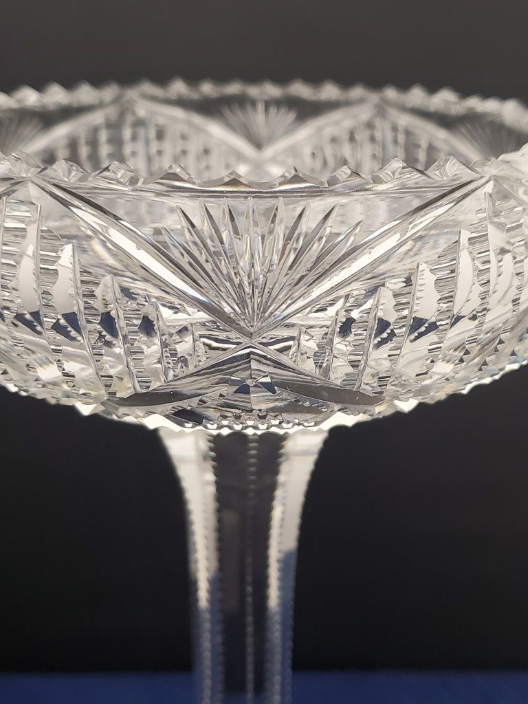 Unkown Unkown (Style 2) Crystal Compote on Pedestal