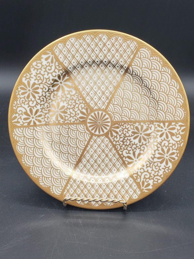 Fitz & Floyd Assorted Lot of Five Decorative Salad Plates LK