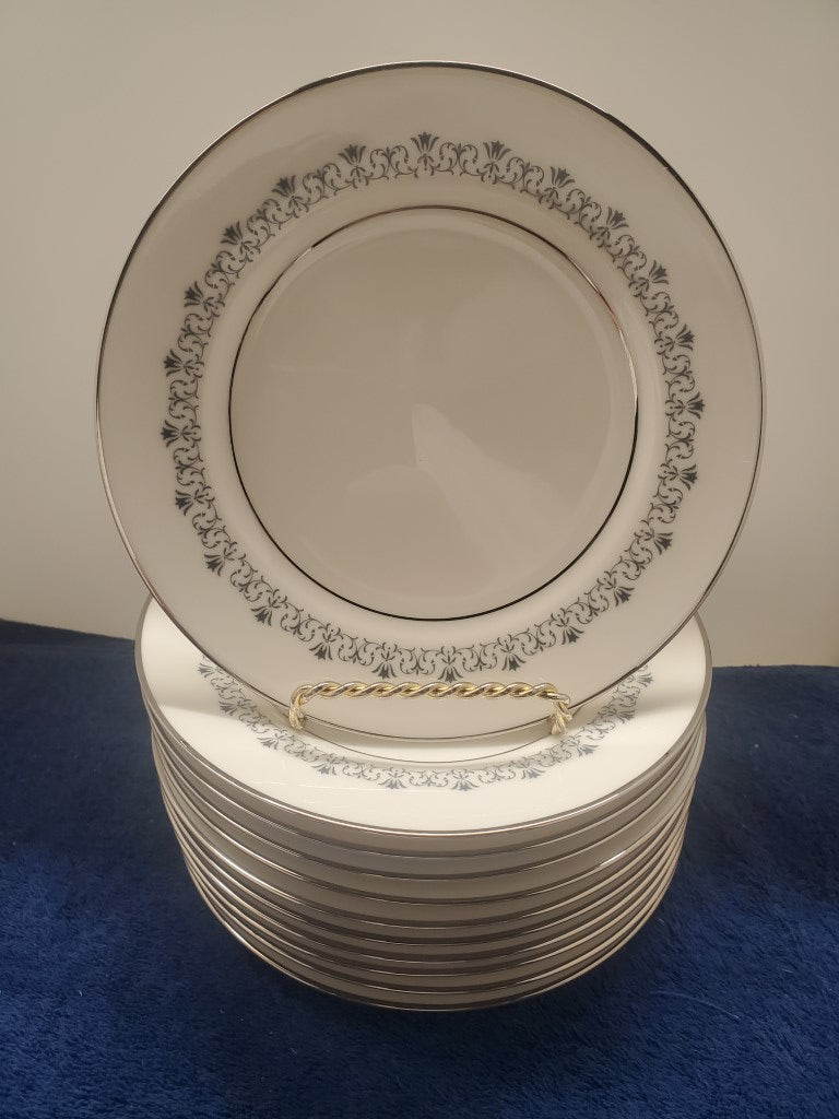 Set of 11 Noritake Geri Salad Plates LK