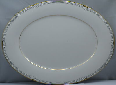 Noritake Golden Cove 13" Oval Serving Platter