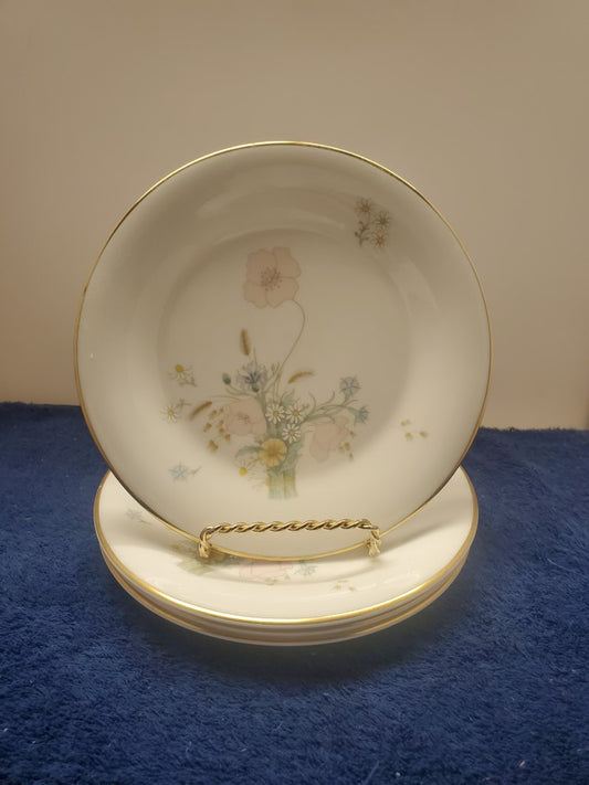Set of 4 Royal Doulton Flirtation Bread & Butter Plates