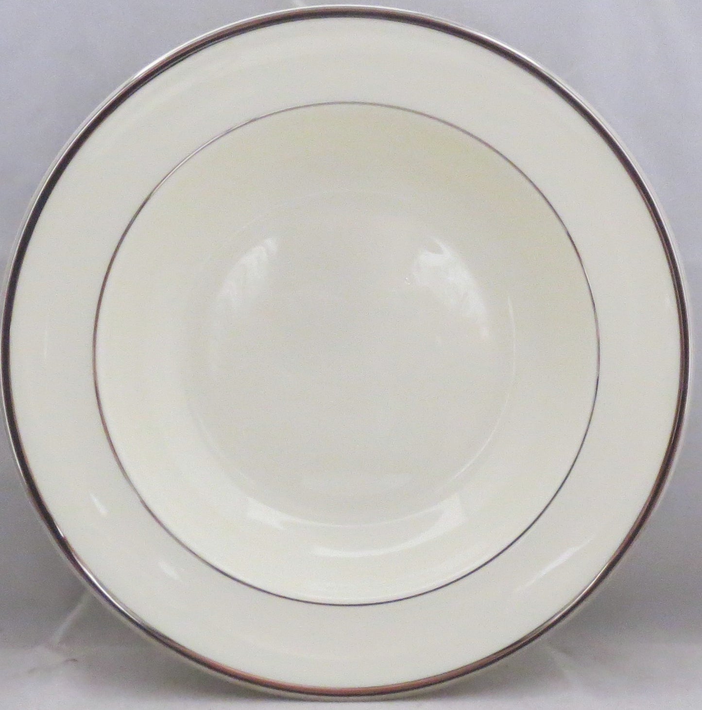 Set of 3 Wedgwood Majesty Platinum Rim Soup Bowls