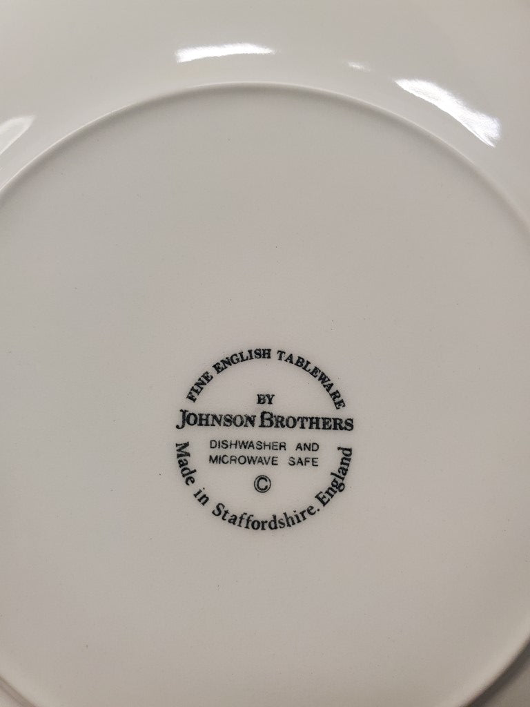 Johnson Brothers Athena White Gravy Boat & Saucer LK