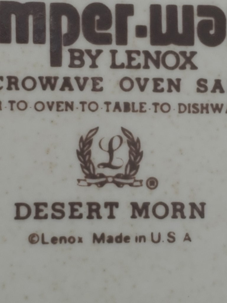 Set of 2 Lenox Desert Morn Coupe Soup Bowls LK