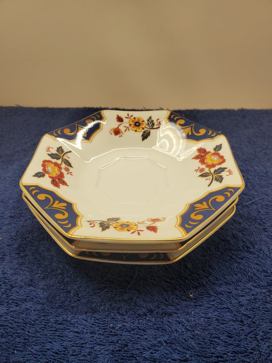 Set of 3 Mikasa Far East Rim Soup Bowls LK