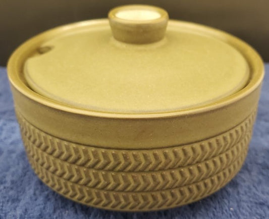 Denby Camelot Dark Green Sugar Bowl & Lid LK