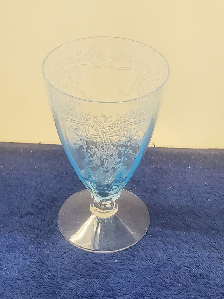 Set of 5 Fostoria June Blue (Azure) Parfaits SASE102225