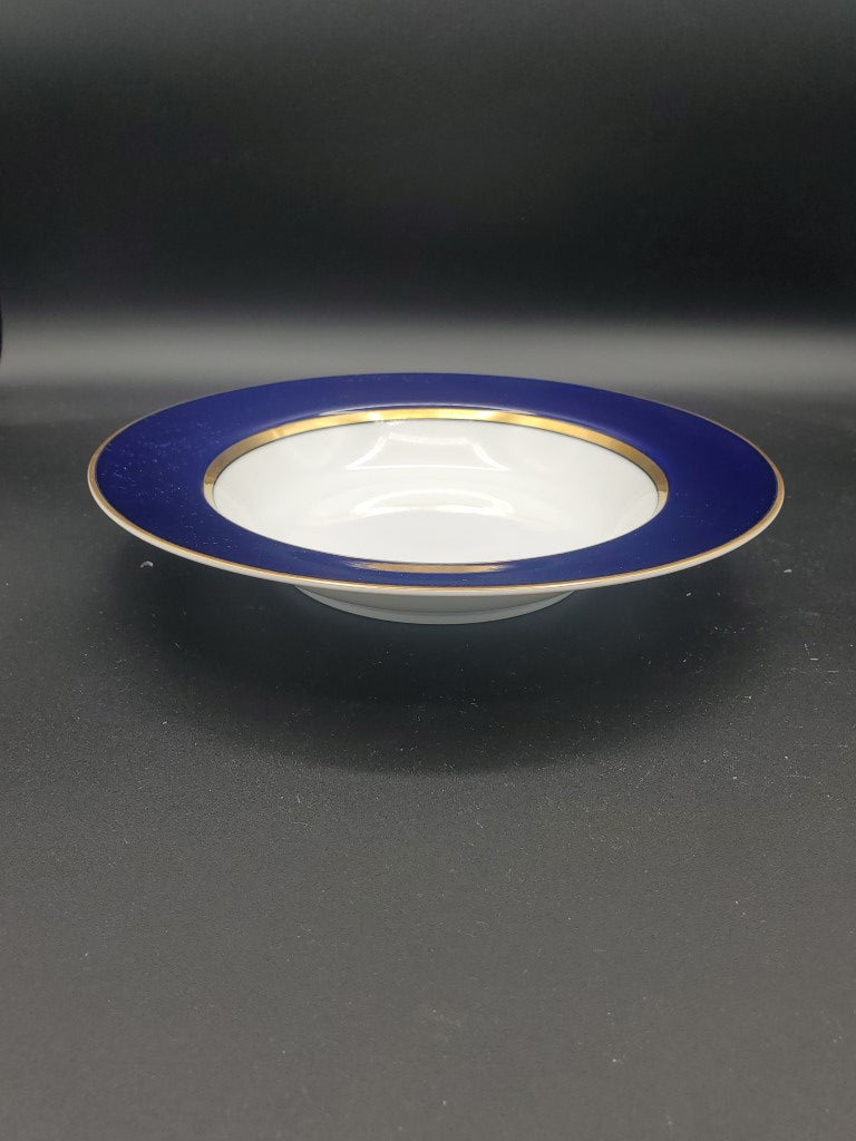 Fitz & Floyd Cobalt Renaissance (Japan) Rim Soup Bowl LK