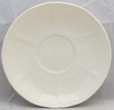 Set of 4 Wedgwood Queen's Plain Saucers for Cream Soup Bowls