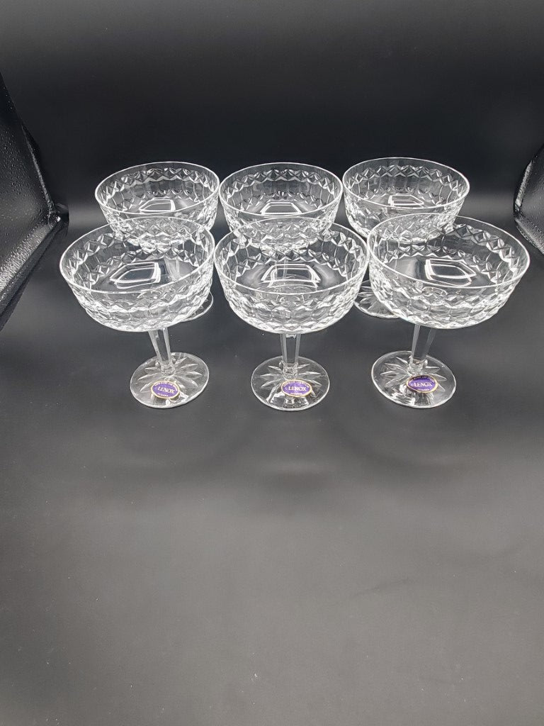 Set of 6 Lenox Sequoia Champagne/Tall Sherbets LK