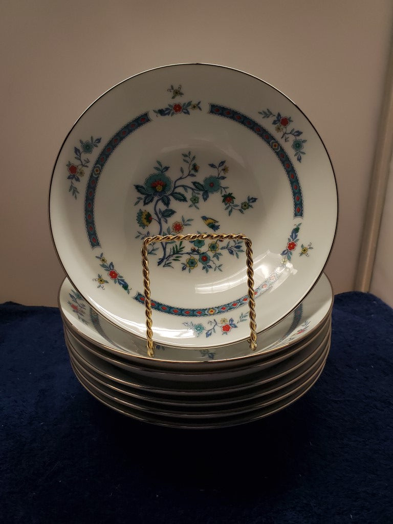 Set of 7 Noritake Shangri-La Coupe Soup Bowls LK