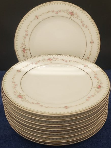 Set of 9 Noritake Fairmont Bread & Butter Plates LK