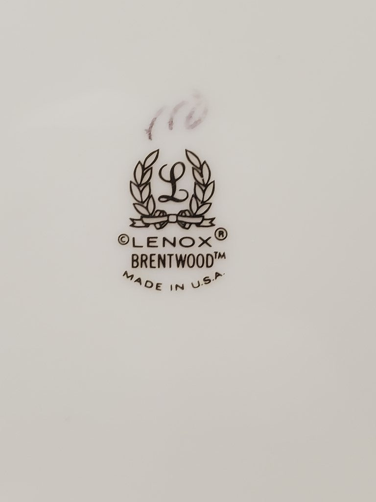 Set of 3 Lenox Brentwood Salad Plates LK