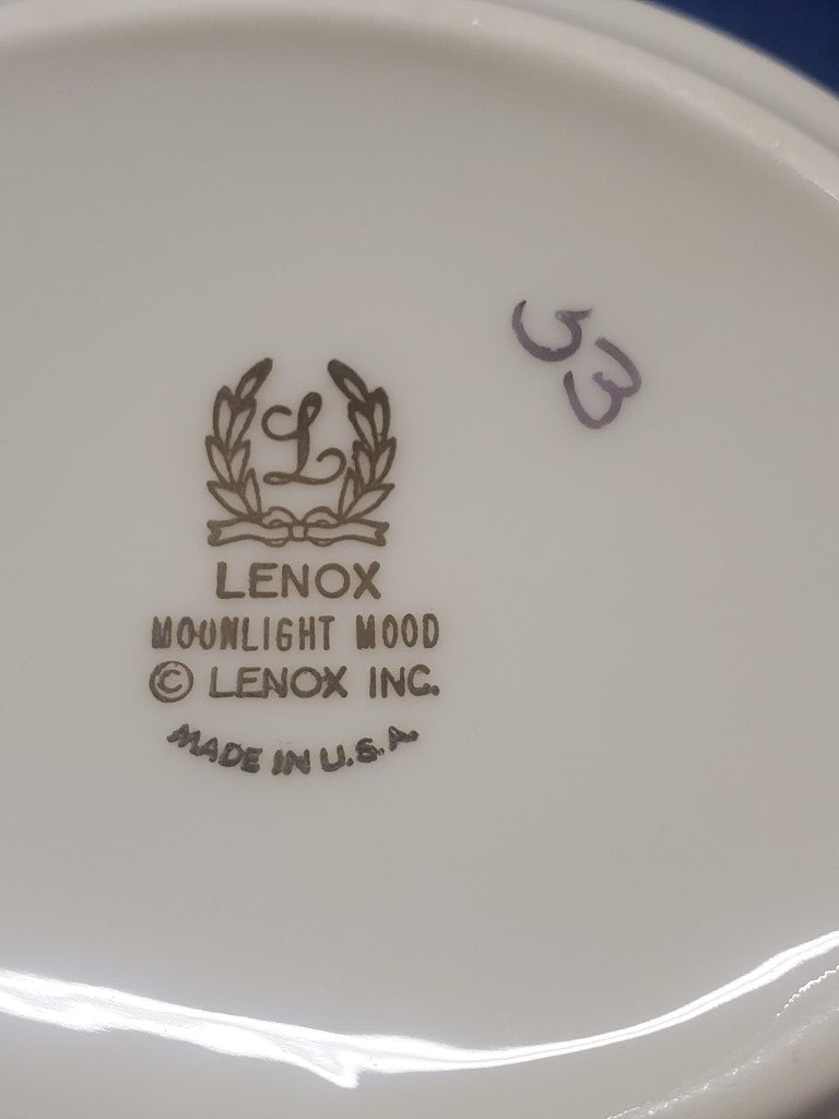 Lenox Moonlight Mood Sugar Bowl with Lid LK