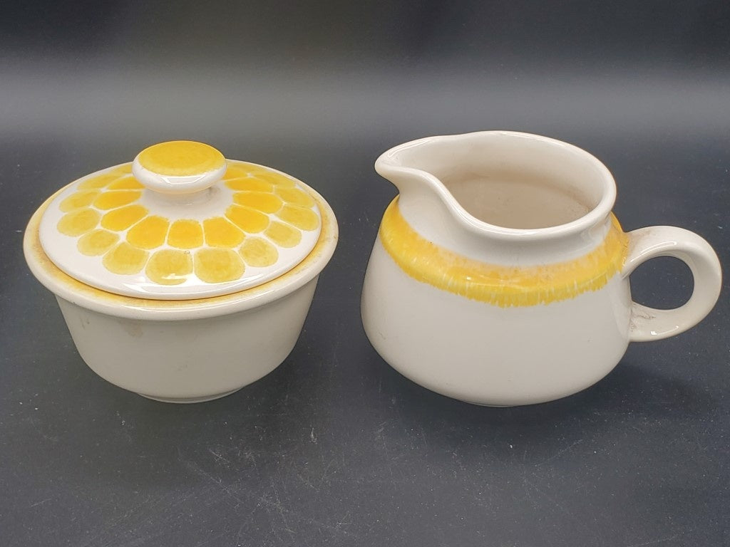 Franciscan Sundance (USA) Creamer & Sugar Bowl with Lid LK