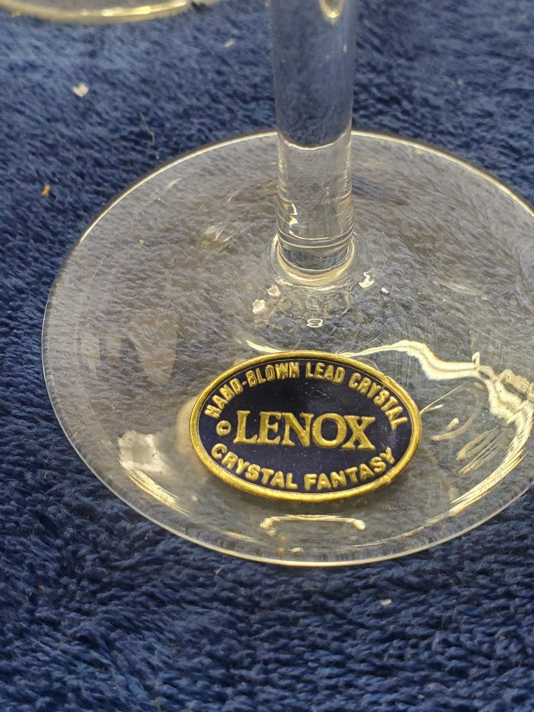 Set of 5 Lenox Crystal Fantasy Champagne/Tall Sherbets LK