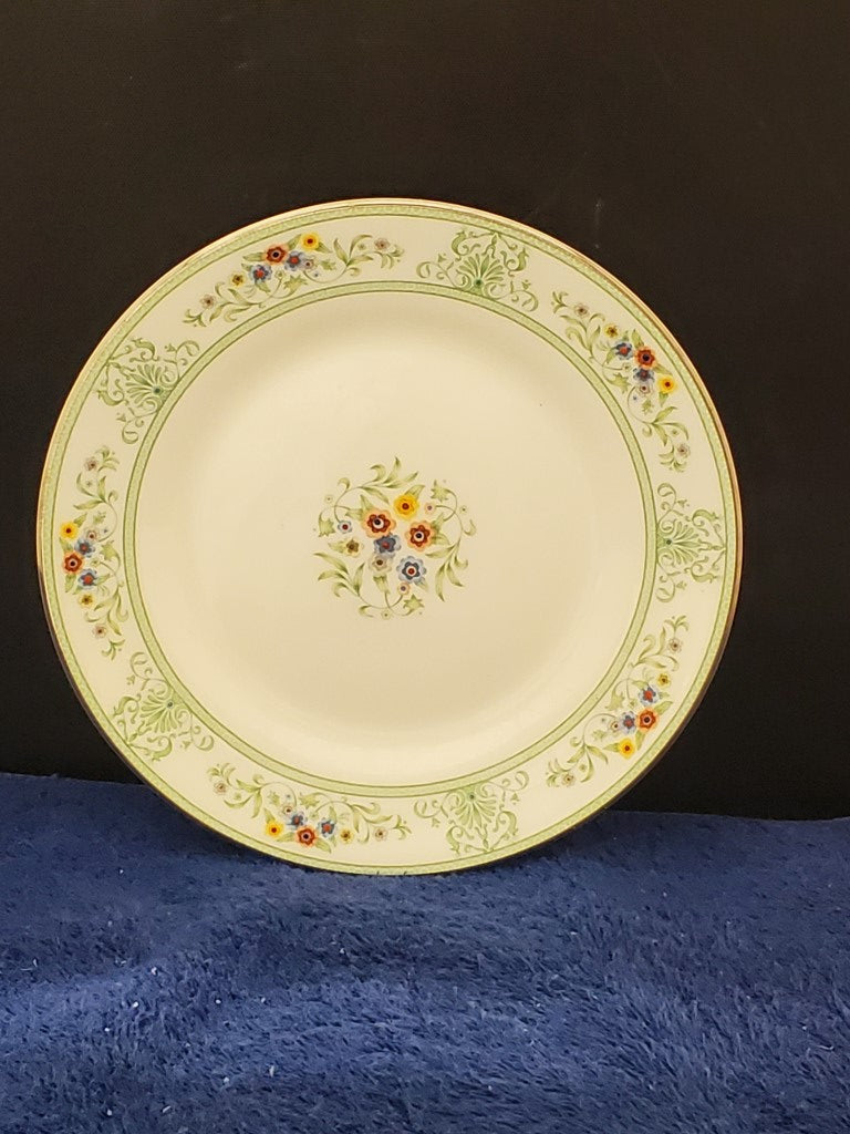 Set of 4 Wedgwood Agincourt Green Bread & Butter Plates LK
