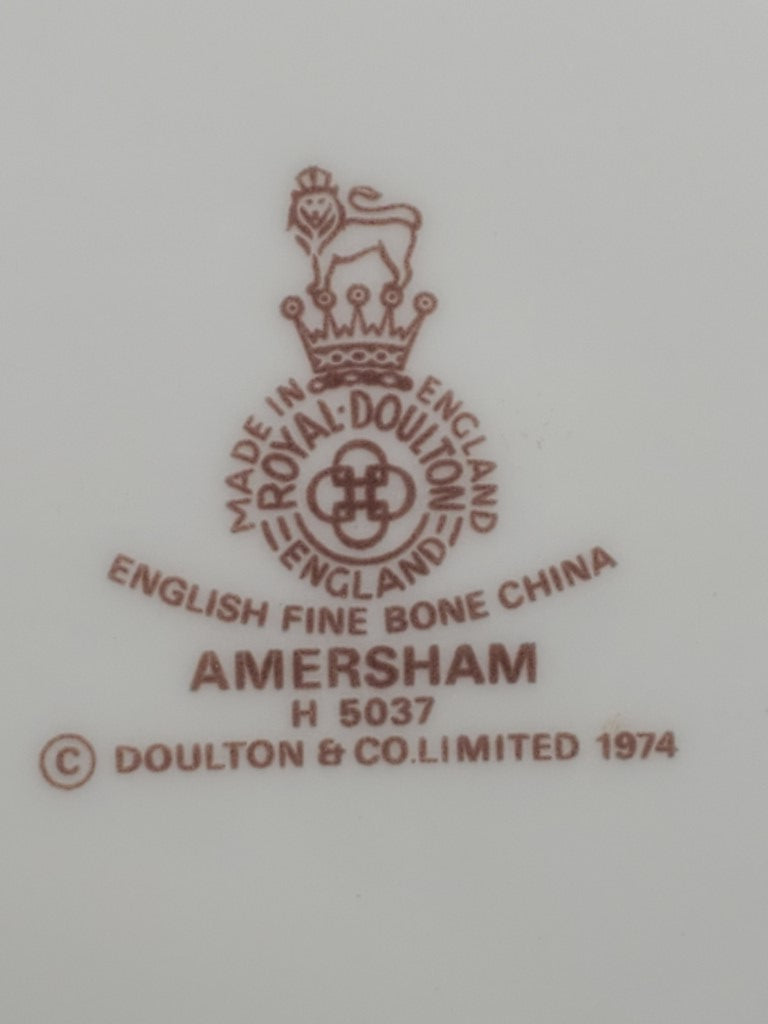 Set of 7 Royal Doulton Amersham Salad Plates LK