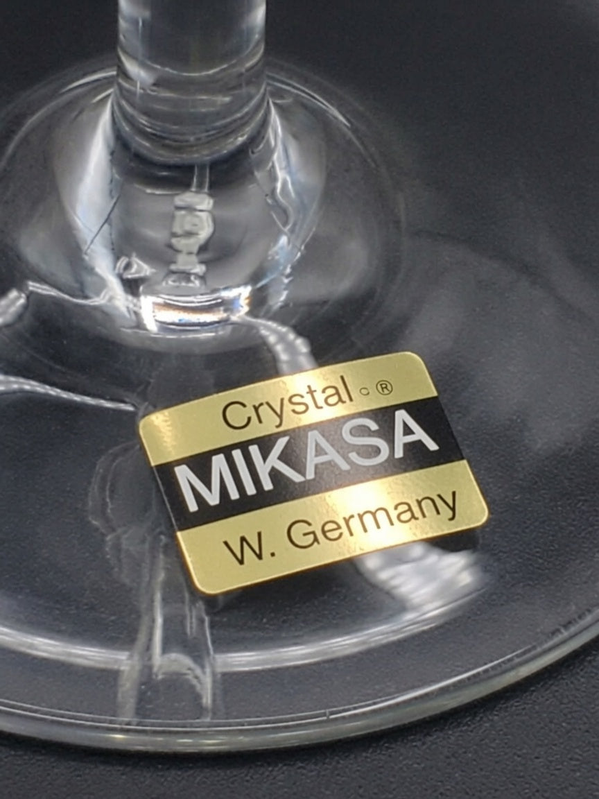 Set of 3 Mikasa Belladona Wine Glasses LK