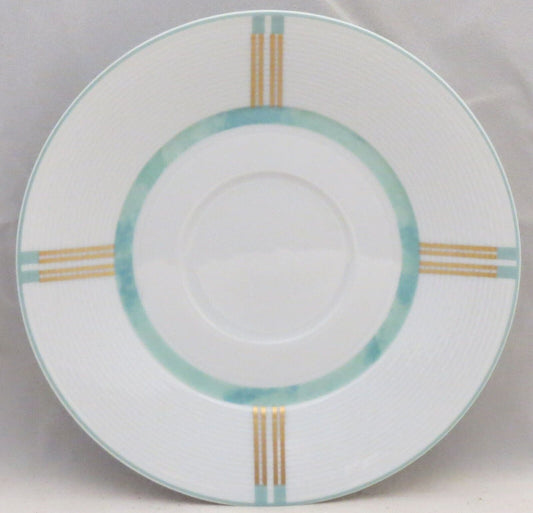 Set of 5 Bernardaud Paestum Saucers for Footed Cup