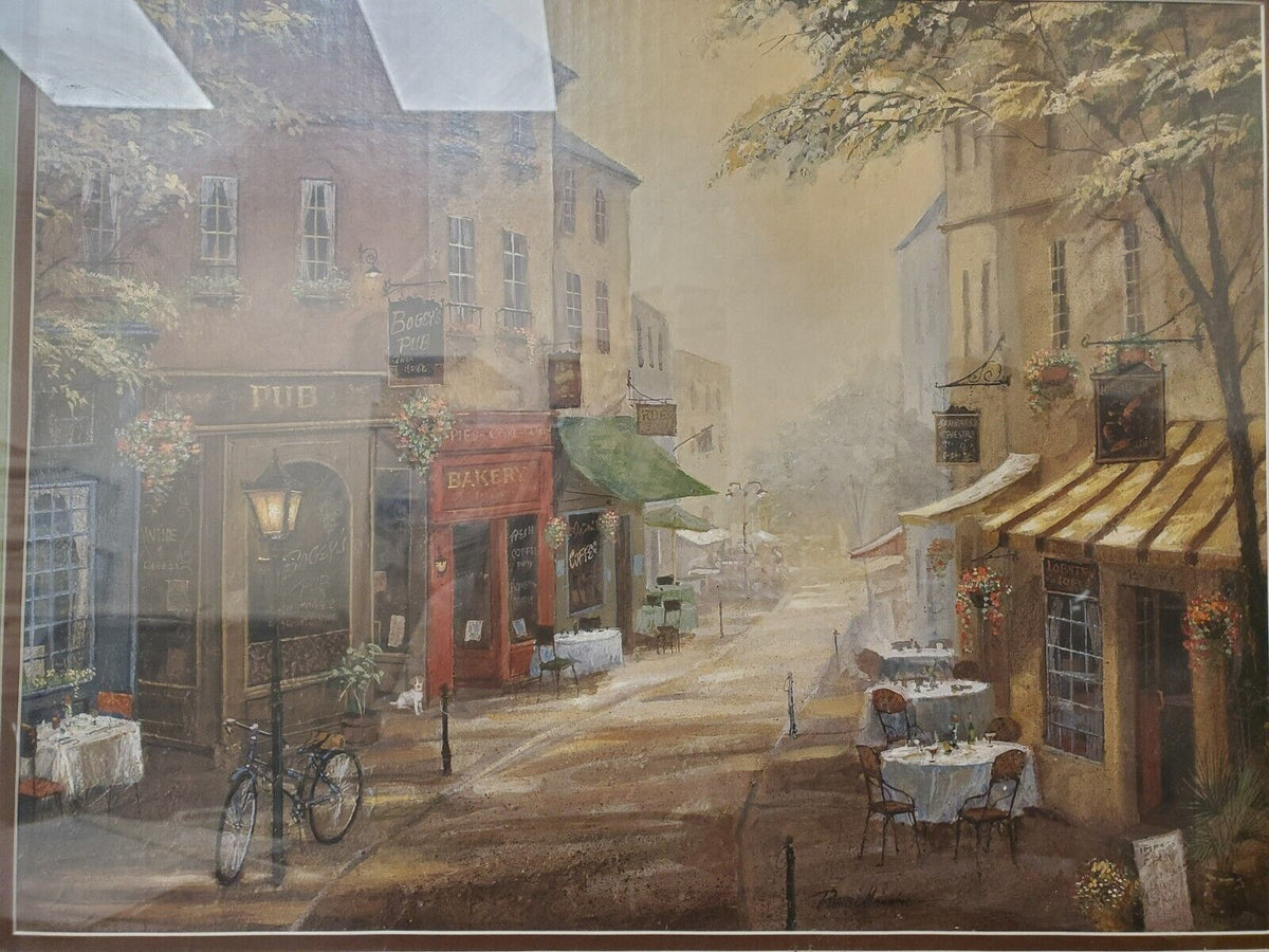 Collectable Framed Print Ruanne Manning 21" x 17" Bogey's Pub